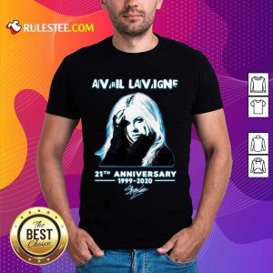 Avril Lavigne 21th Anniversary 1999 2020 Signature Shirt - Design By Rulestee.com