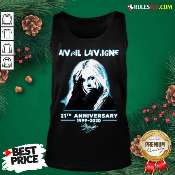 Avril Lavigne 21th Anniversary 1999 2020 Signature Tank Top - Design By Rulestee.com