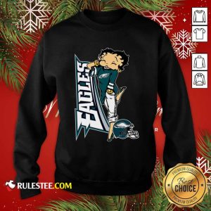 Betty Boop Philadelphia Eagles Football Sweatshirt - Design By Rulestee.com