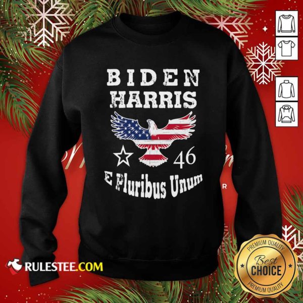 Biden Harris E Pluribus Unum 2021 Inauguration Eagle American Flag Sweatshirt - Design By Rulestee.com