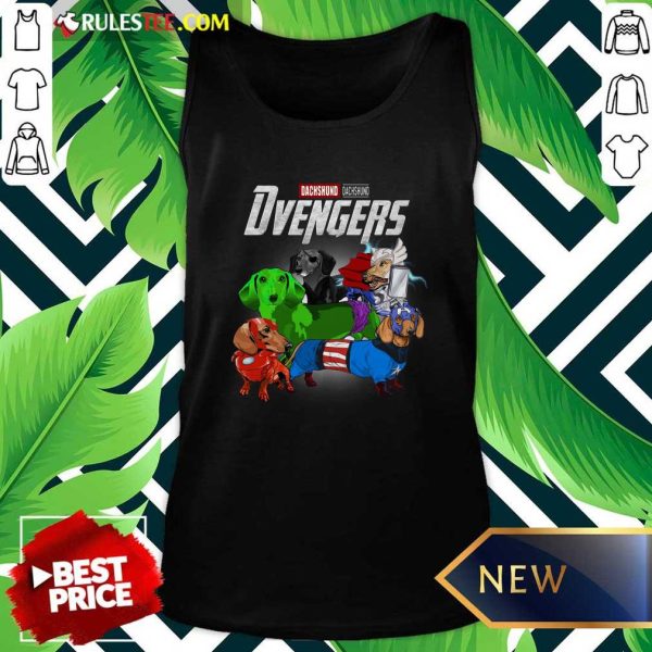Dachshund Marvel Avengers Dvengers Tank Top - Design By Rulestee.com