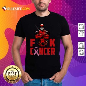 Deadpool Fuck Cancer Hoodie - Design By Rulestee.com