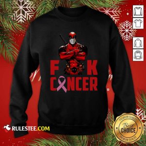 Deadpool Fuck Cancer Sweatshirt - Design By Rulestee.com