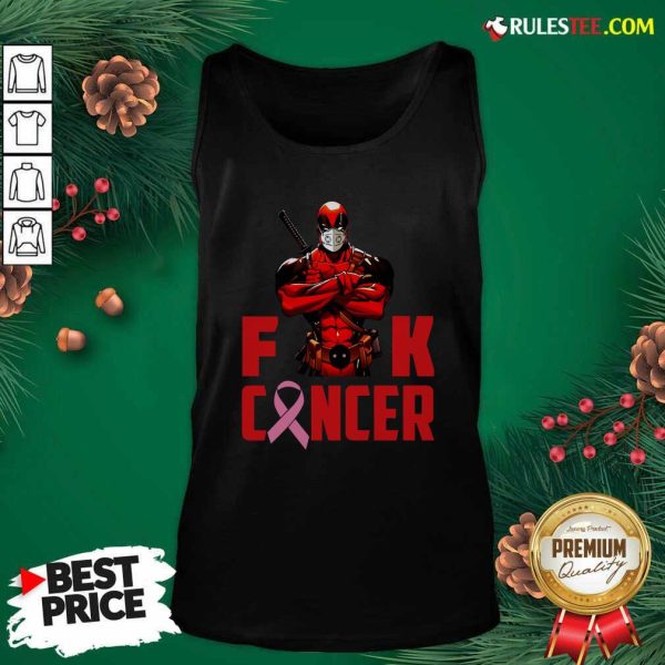 Deadpool Fuck Cancer Tank Top - Design By Rulestee.com