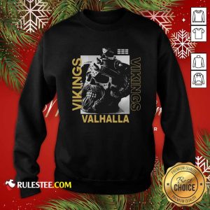 Vikings Yule Valhalla Sweatshirt - Design By Rulestee.com