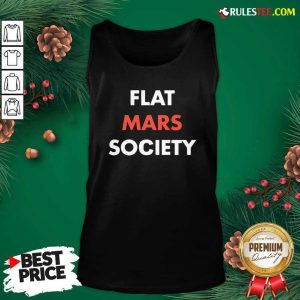 Flat Mars Society Tank Top - Design By Rulestee.com