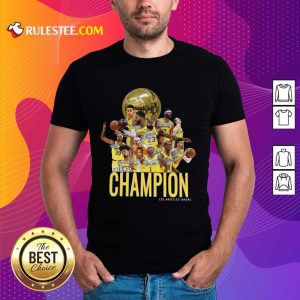 Los Angeles Lakers Champion 2020 NBA Signatures Shirt - Design By Rulestee.com