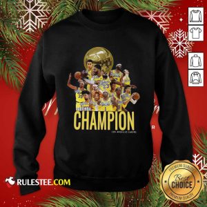 Los Angeles Lakers Champion 2020 NBA Signatures Sweatshirt - Design By Rulestee.com