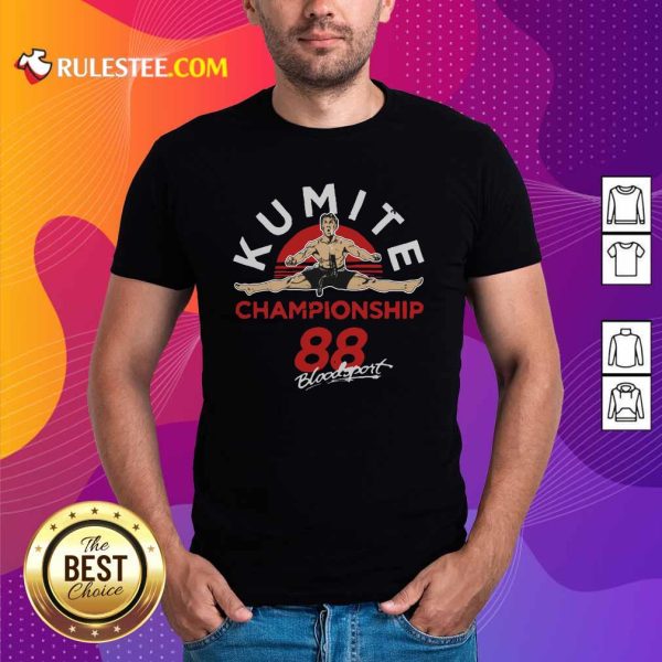 Kumite Championship 88 Bloodsport Shirt - Design By Rulestee.com