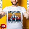 Wrestling The Air Of Folding Clothes With People Still In Them Vintage Shirt - Design By Rulestee.com