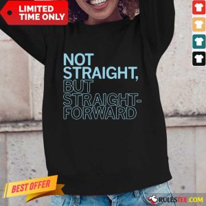 Amused Straight But Straight Forward Long-sleeved