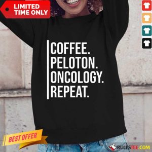 Appalled Coffee Peloton Oncology Repeat Long-sleeved