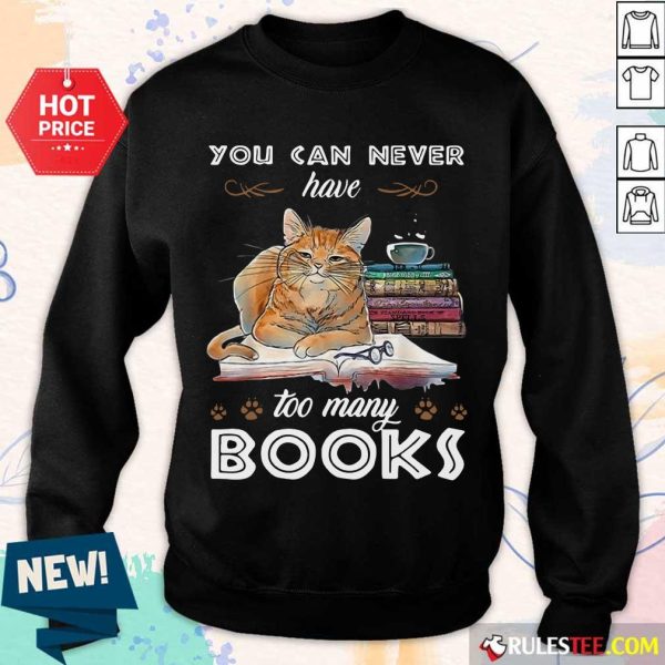 Confident Cats Never Have Many Books Sweater