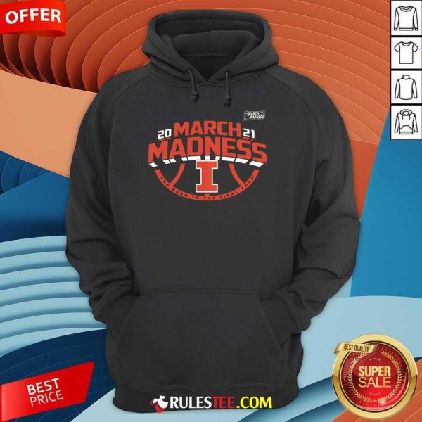 Enthusiastic Illinois Fight 2021 March Hoodie