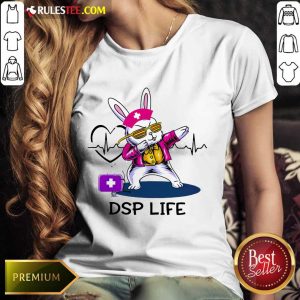 Excited Bunny Nurse Dab DSP Life 2020 Ladies Tee