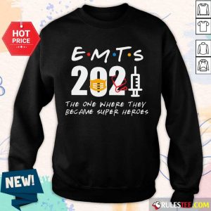 Excited EMTs 2021 SuperHeroes Sweater