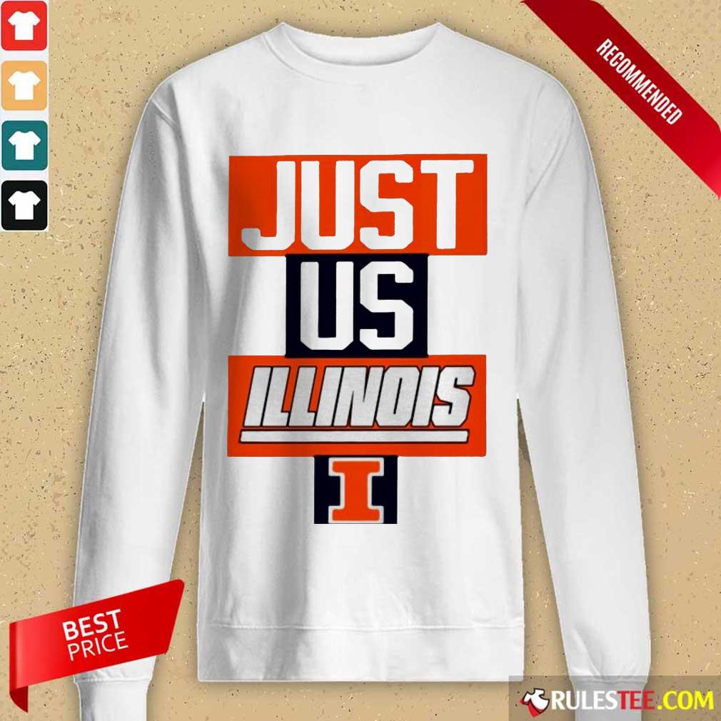 Great Fighting Just Us Illinois 2021 Long-sleeved