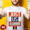 Great Fighting Just Us Illinois 2021 Shirt
