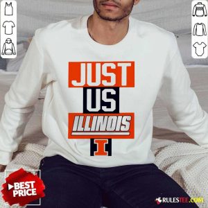 Great Fighting Just Us Illinois 2021 Sweater