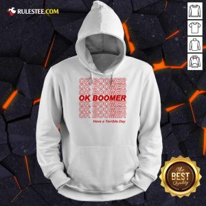 Great Ok Boomer Have A Terrible Day Hoodie