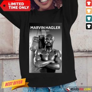 Happy Marvelous Marvin Hagler 1954-2021 Long-sleeved
