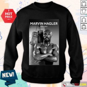Happy Marvelous Marvin Hagler 1954-2021 Sweater