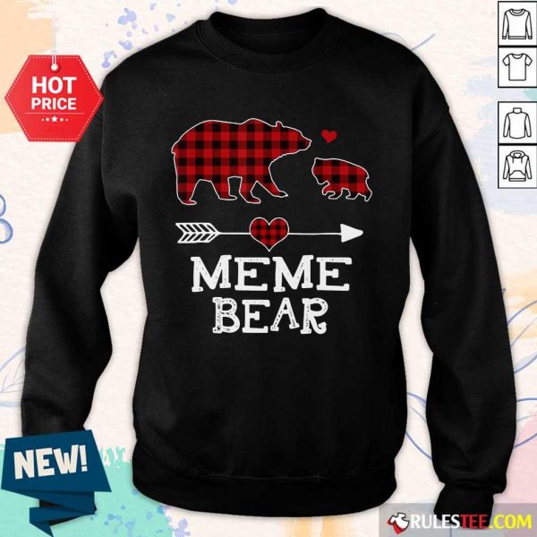 Hot Meme Bear Red Family Happy 8 Sweater