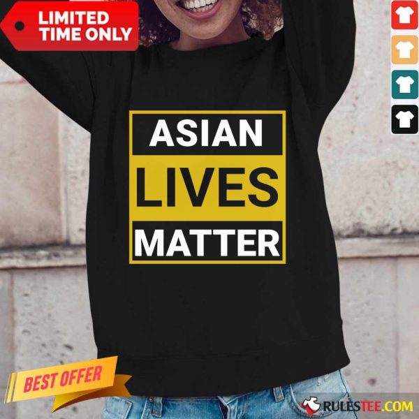Overwhelmed Asian Lives Matter Long-sleeved