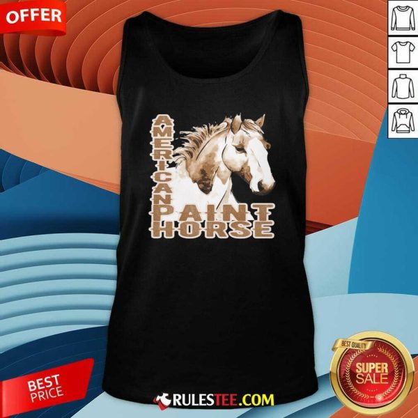 Paint Horse American Tank Top - Design By Rulestee.com