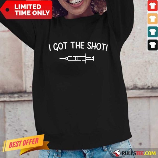 Positive Virus Vaccination Shot Vaccine Long-sleeved