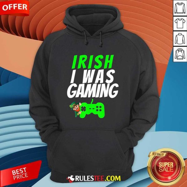 Video Gamer Saint Patricks Day Gaming St Pattys Day Hoodie - Design By Rulestee.com