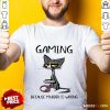 Terrific Black Cat Gaming Murder Wrong Shirt