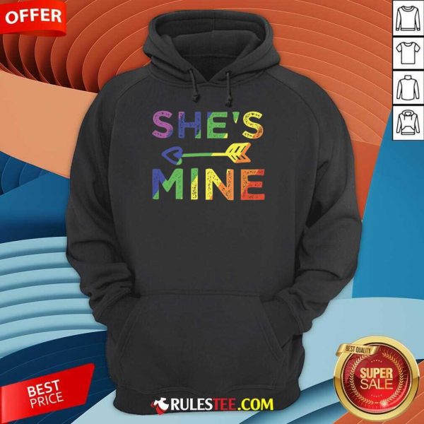 Awesome LGBT Shes Mine Hoodie