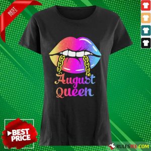 Awesome Lips August Queen Ladies Tee