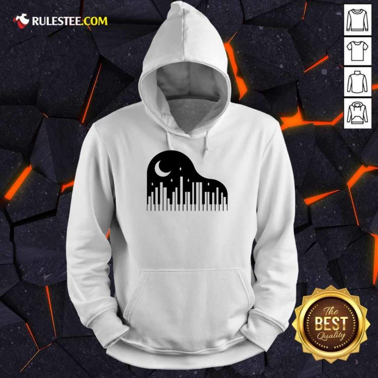 Excellent Piano And Night City Hoodie