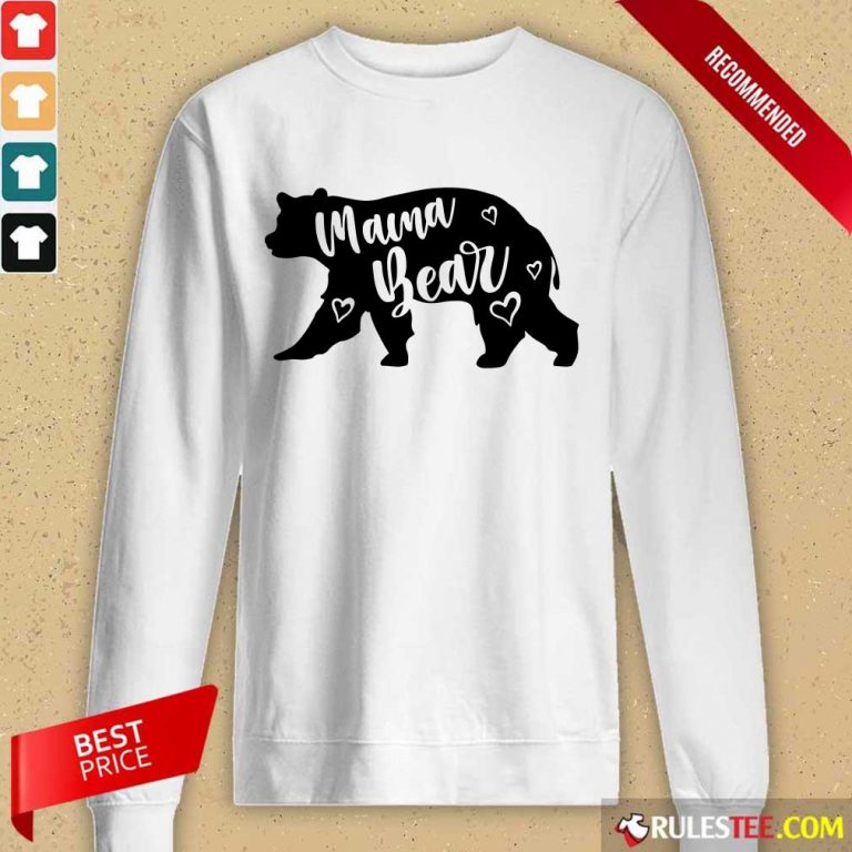 Funny Mama Bear Mothers Day Long-Sleeved