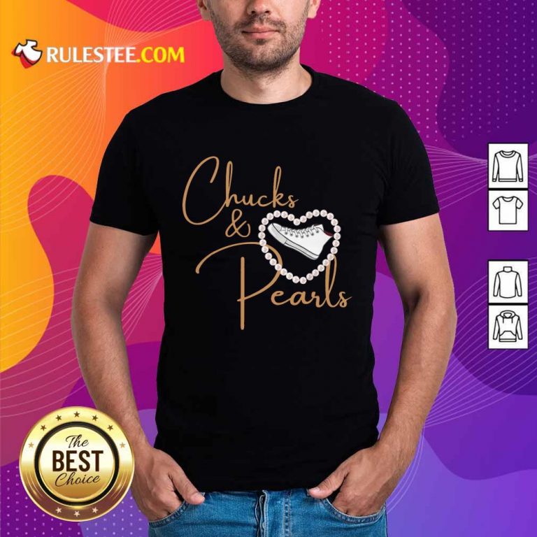 Good Chucks And Pearls 2021 Valentine Heart Shirt
