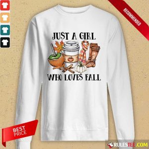 Good Just A Girl Worker Who Loves Fall Long-Sleeved