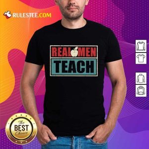 Happy Real Men Teach Apple Vintage Shirt