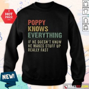 Hot Poppy Knows Everything Vintage Sweater