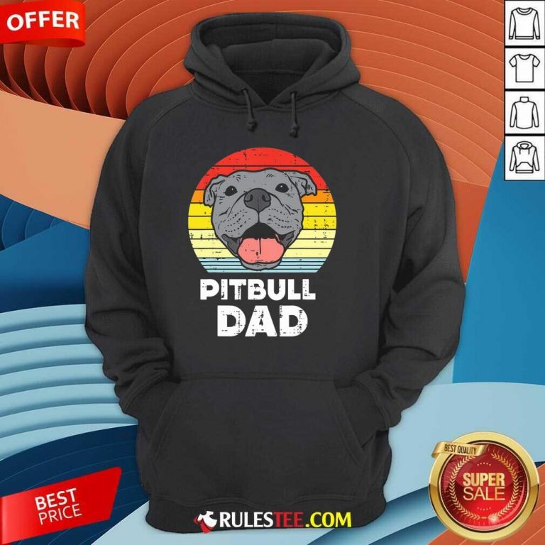 Original Pitbull Dad Vintage Hoodie