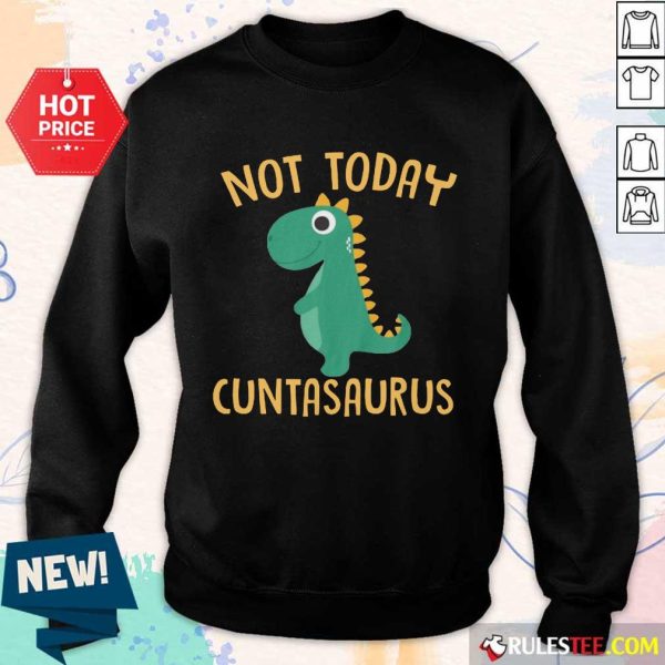Perfect Not Today Cuntasaurus Sweater