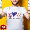 Place Love Baseball American Flag Shirt
