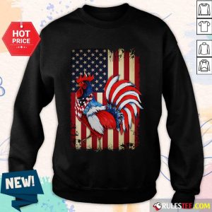 Premium Chicken Flag American Sweater
