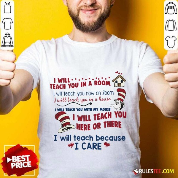 Pretty I Will Teach You Here Or There Shirt