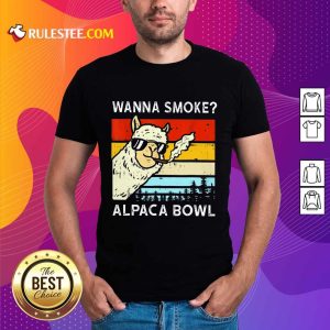 Pretty Wanna Smoke Alpaca Bowl Vintage Shirt