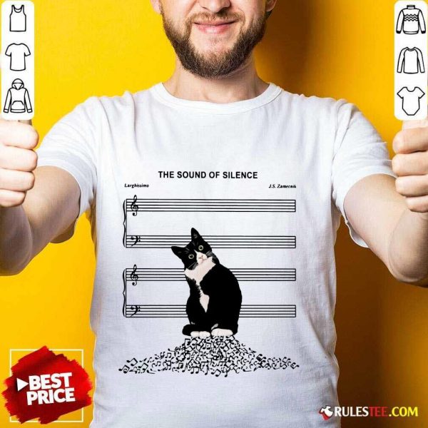 Top The Sound Of Silence Music And Cats Lover Shirt