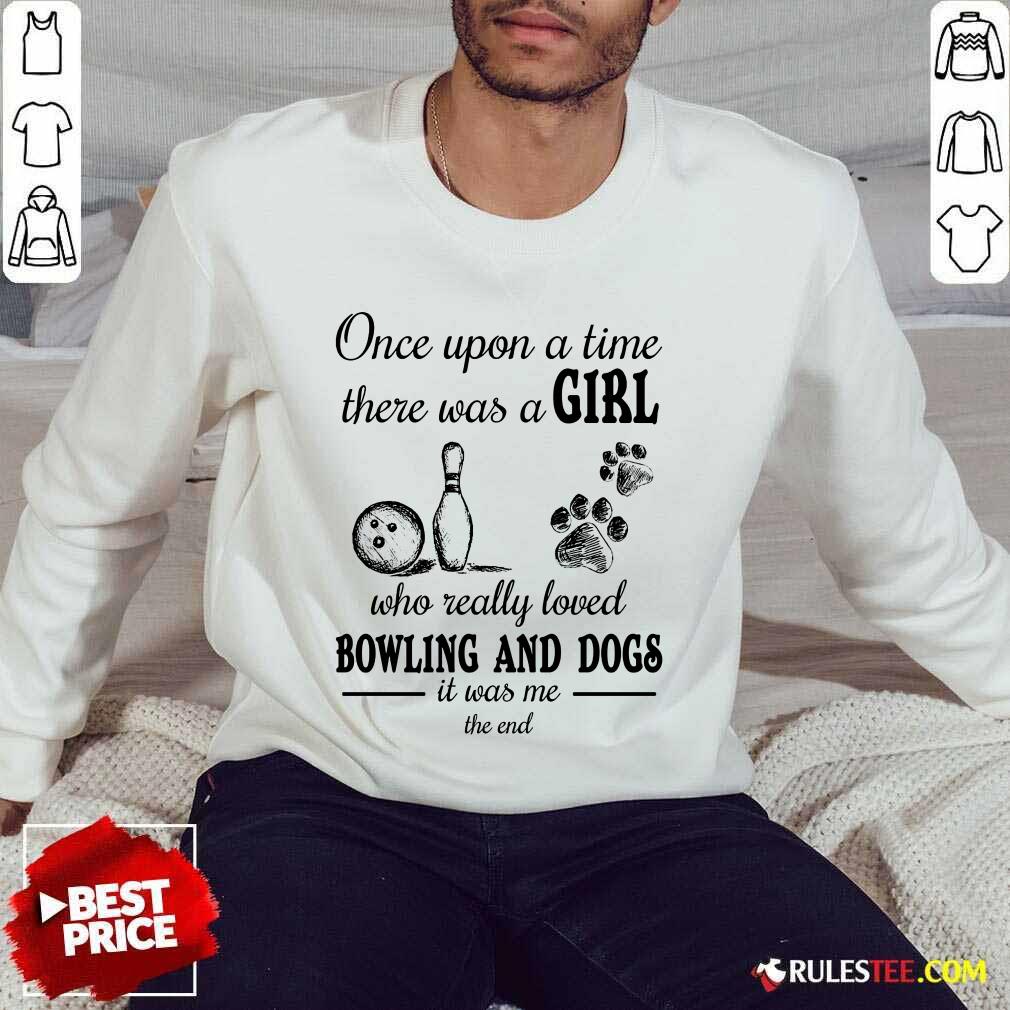 A Girl Who Loved Bowling And Dog Sweater