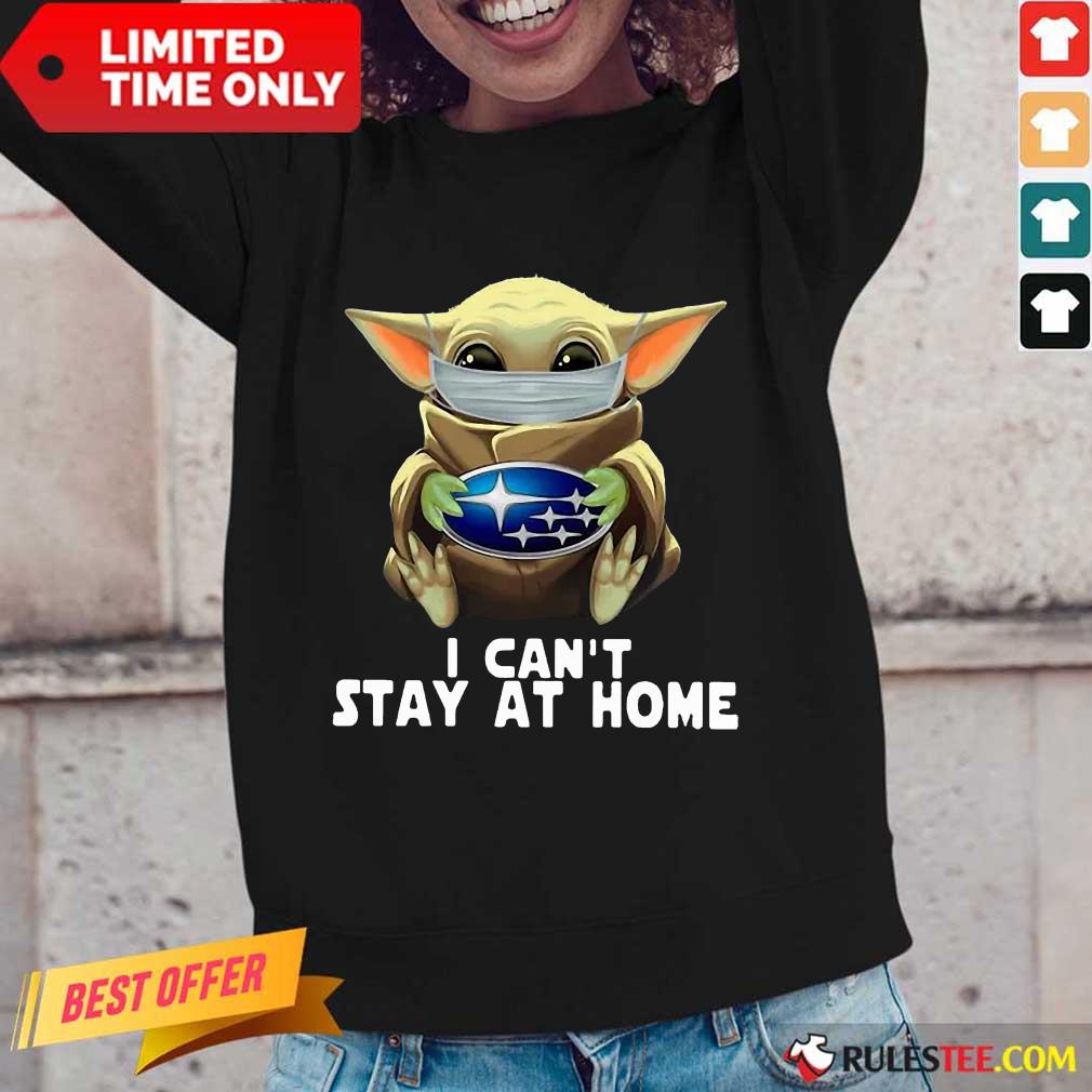 Baby Yoda I Can’t Stay At Home Long-Sleeved