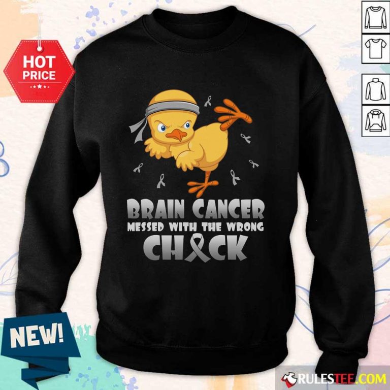 Brain Cancer Messed With The Wrong Check Sweater
